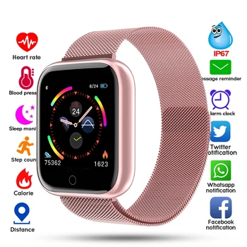 

I5 Smartwatch Bluetooth Blood Pressure Heart Rate Monitor Smart Watch Waterproof Sport Fitness Trakcer watches Men Women For And