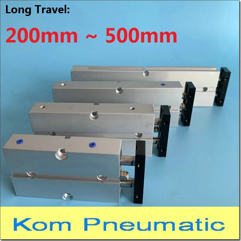Verykom Pneuamtic TDA TN Airtac Тип длинный ход 200 мм до 500 мм двойной стержень поршень воздушного цилиндра тн10*300*16*200*20*400
