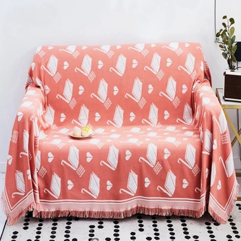 

Japanese Style Sofa Blanket Geometric Universal Rug Sofa Cover Tapestry Throw Towel Bed Adults Kids Home Outdoor Travel Blanket