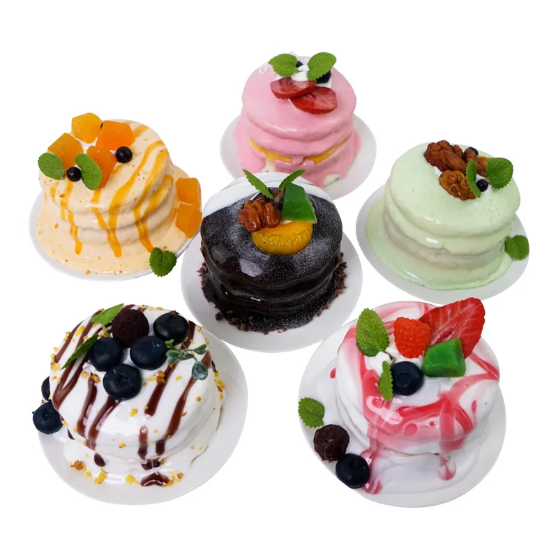 Artificial Cake Fake Cupcakes Simulation Realistic Food Faux Cakes Bread Dessert Decor Display Props Kitchen | Дом и сад
