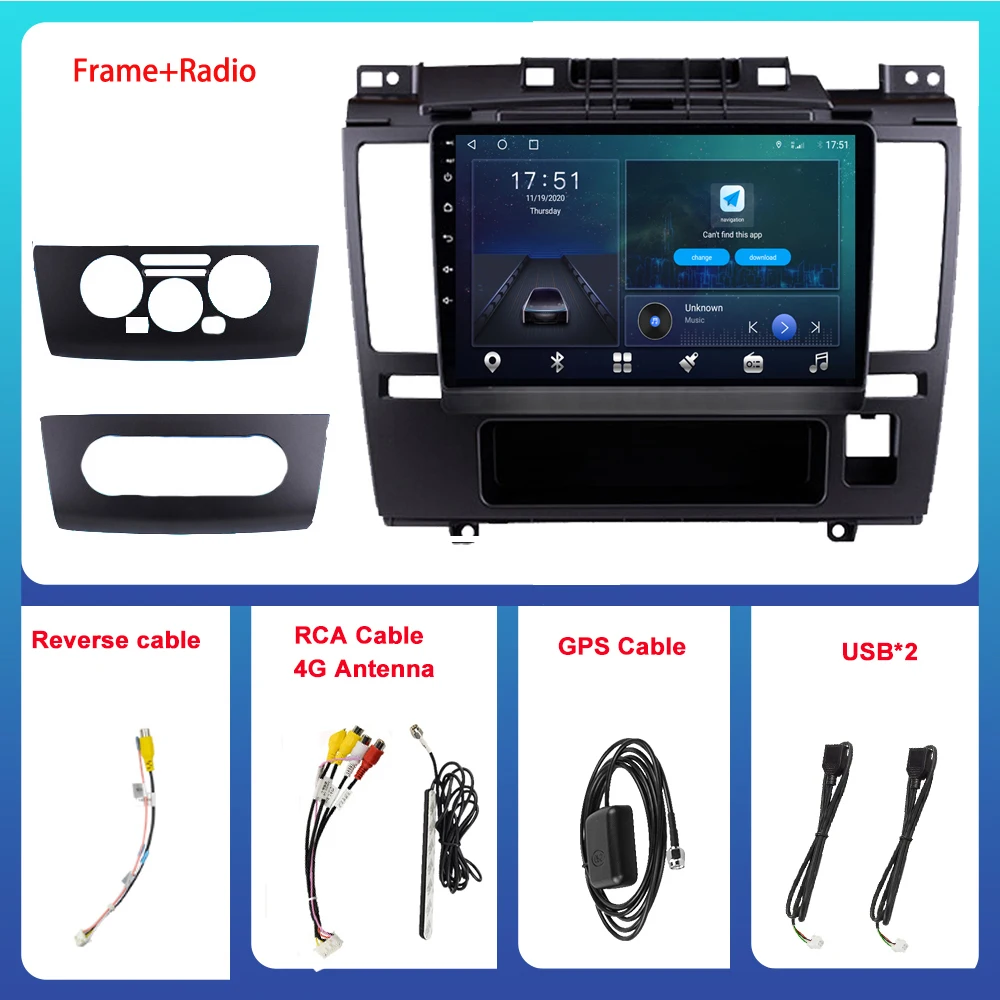 6G 128G Android 10.0 Smart Car Radio Video Player For Nissan Tida 2005-2010 Auto BT Multimedia GPS Stereo Carplay No 2 din DVD