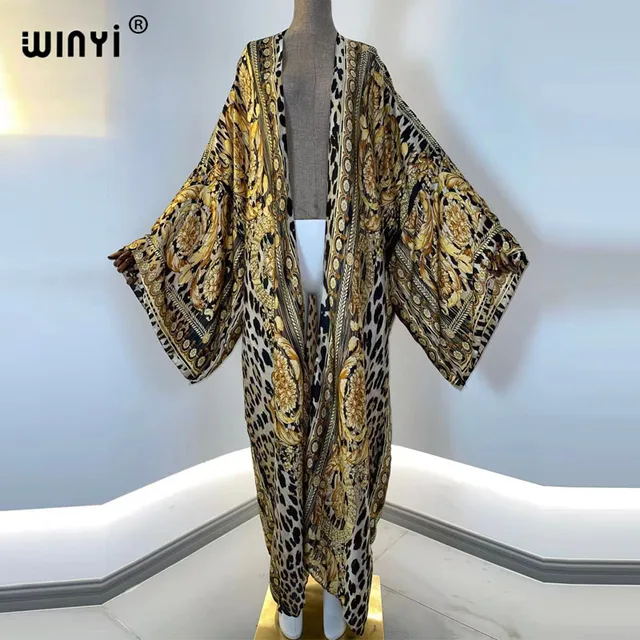 Europe WINYI new tunic bikini sweet lady pink boho Cardigan stitch Cocktail sexcy Boho Maxi Holiday Batwing Sleeve KIMONO mujer 5