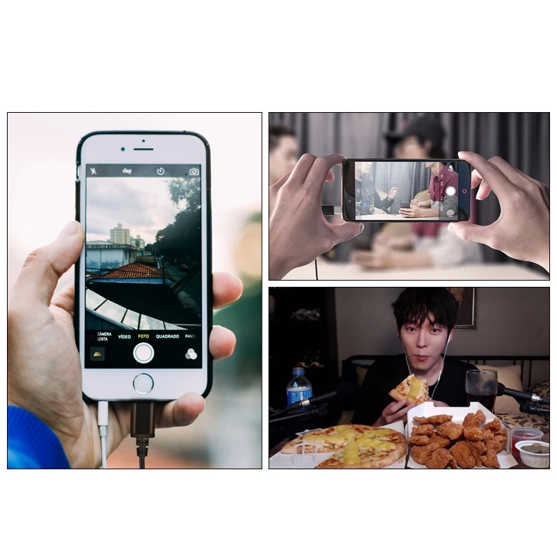Профессиональный петличный микрофон с зажимом для iPhone/записи/интервью/видеоконференции/Подкаст/диктант голоса/A