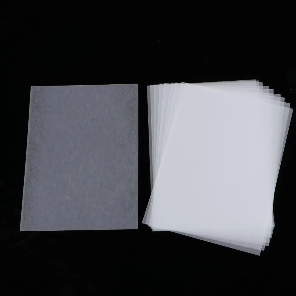 10 Half Transparent Shrink Film Sheets 20x14.5cm Painting Paper Shrinkable Paper Craft for Jewelry Making