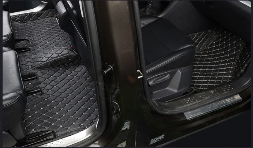 Good! Custom special car floor mats for Right Hand Drive Seat Alhambra 7 seats waterproof carpets for ALHAMBRA-2011