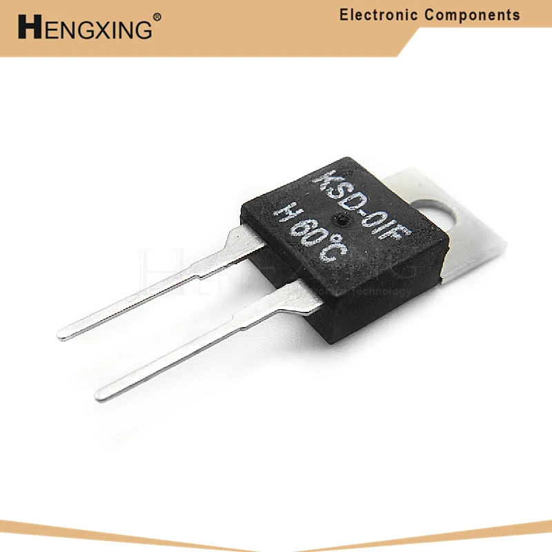 10 шт KSD-01F 40 45 50 55 60 65 70 80 85 градусов термостат с нормально замкнутым контактом