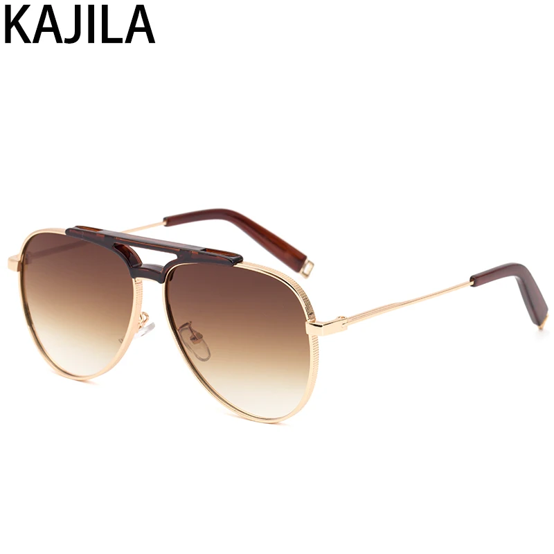 

KAJILA Vintage Oval Sunglasses Men Retro UV400 High Quality Classic Luxury Brand Sun Glasses Shades For Women lunette de soleil