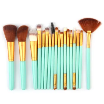 

18PCS Make Up Foundation brush Wool Fiber eyeshadow eyebrow eyeliner soft Cosmetic Brushes Eye Shadow pinceis de maquiagemJz312