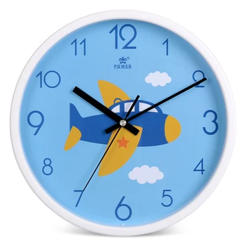 

Cute Wall Clock for Kids Rooms Cartoon Personality Silent Living Room Wall Clock Creative Quartz Montre Mural Decor Clock MM60WC