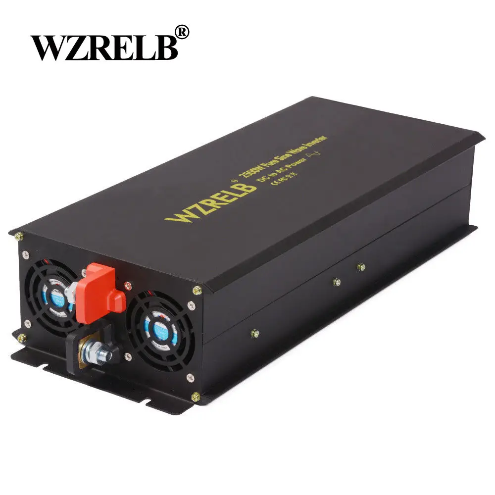 

Solar Inverter 12V 220V 2500W Pure Sine Wave Power Inverter Generator DC to AC Converter Battery 24V 48V 110V to 120V 230V 240V