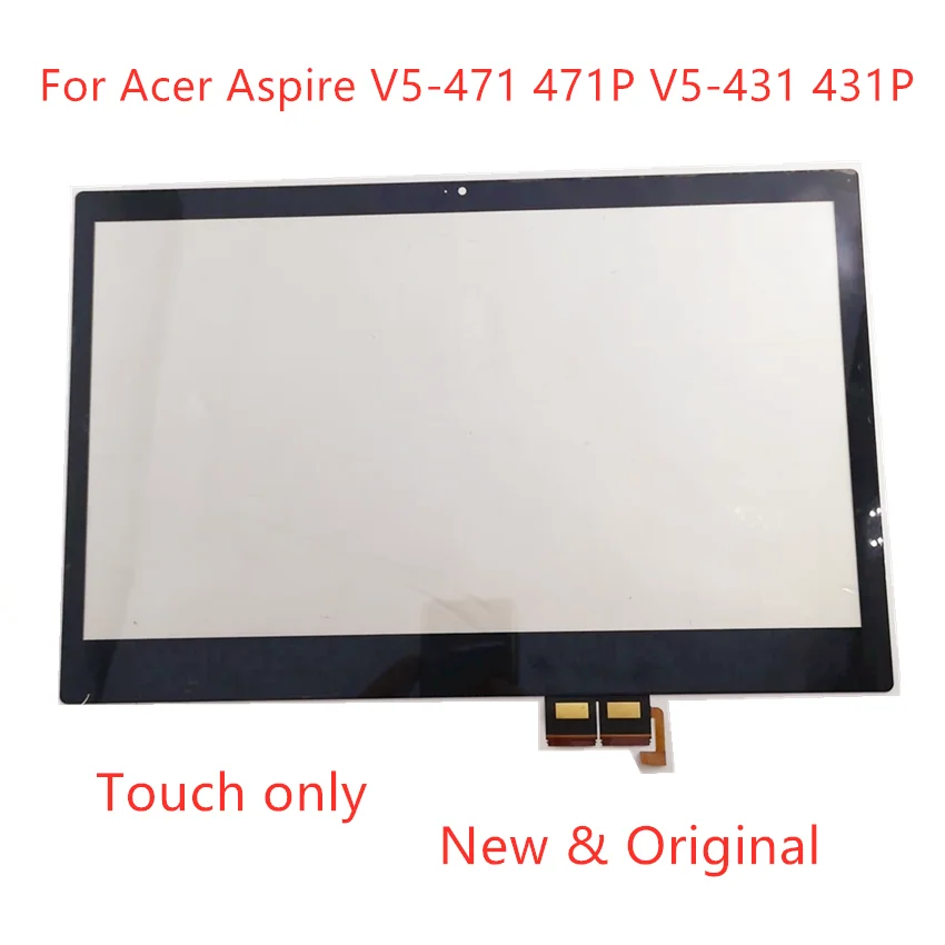 Free shipping Touch Replacement For Acer V5-471G V5-471 V5-471P V5-431 V5-431P LCD Display Screen Digitizer glass 14&quot | Компьютеры и