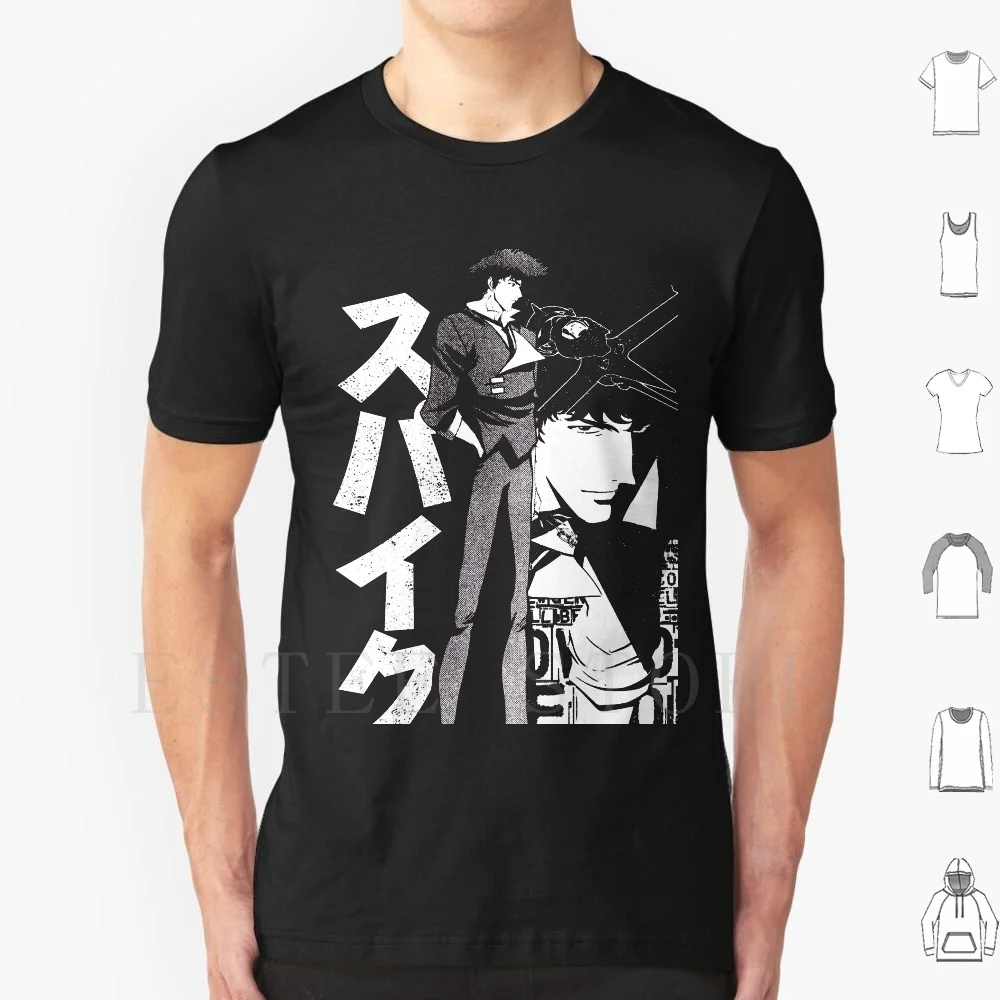 The Real Folk Blues (Bianco) T Shirt Cotton Men Diy Print Cowboy Bebop Jet Edward Bebop Faye Jet Black Faye Valentine Edward