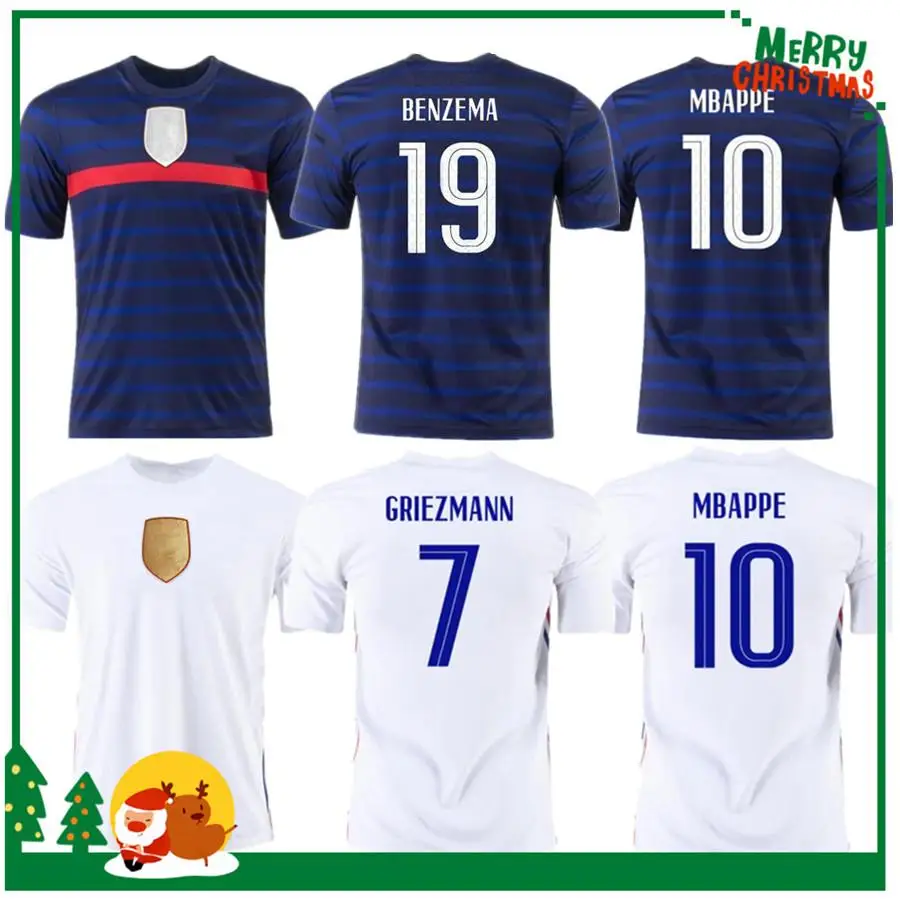 France Jersey 21 Benzema Mbappe Griezmann Pogba Giroud Kante 21 New France Home And Away Men Women Kids Football Shirts T Shirts Aliexpress