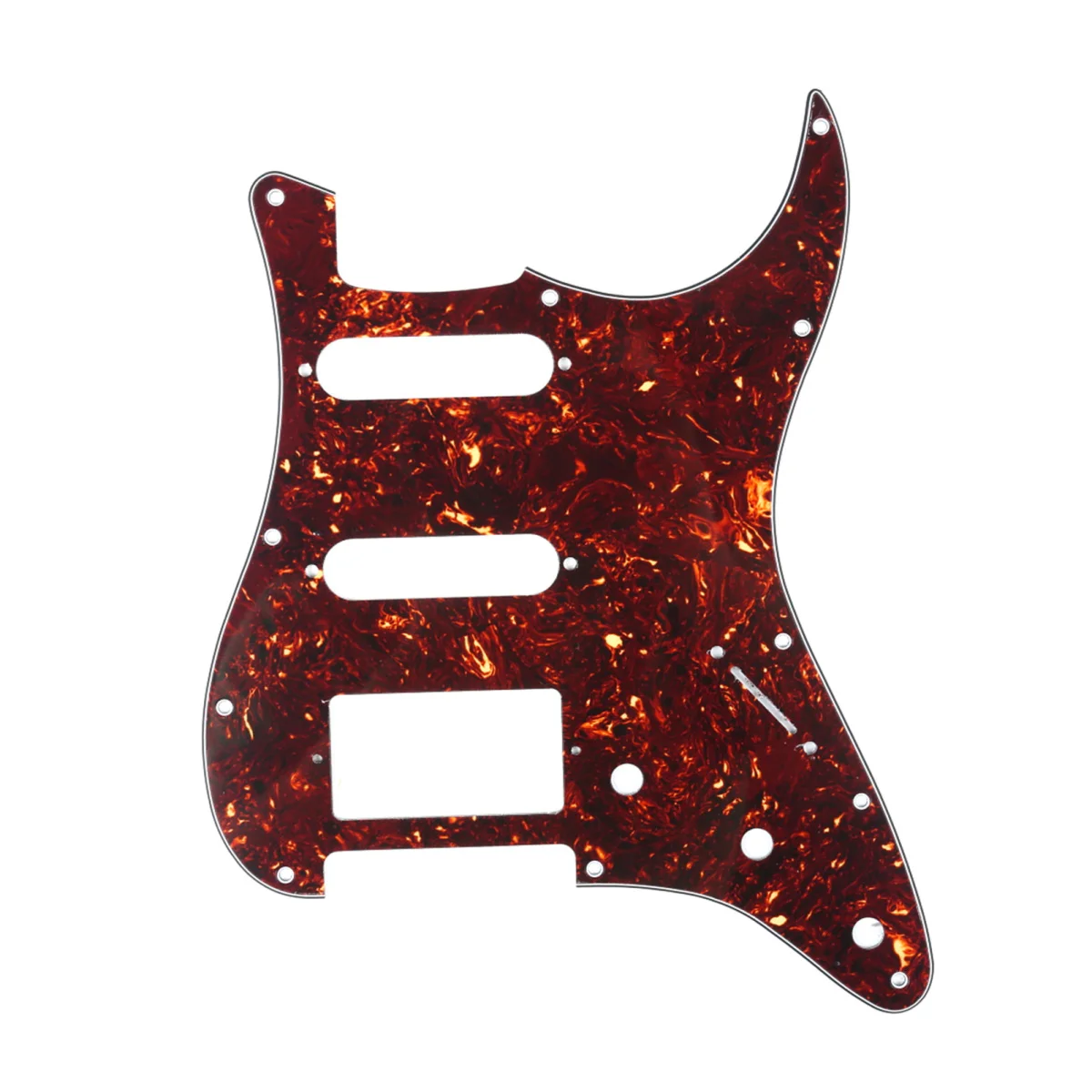 Strat Pickguard для гитары Musiclily HSS 11 отверстий крыла США/Мексиканская стандартная