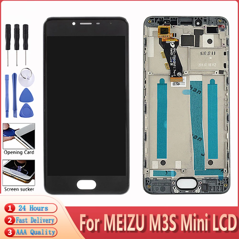 ЖК-дисплей 5 0 дюйма с сенсорным экраном в сборе для MEIZU M3S / Mini Y685H сменный экран MEILAN