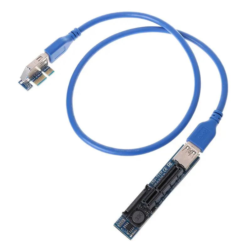 Add On Card PCI Express USB 3 0 Adapter Raiser Extender PCIE Riser Card USB 3 5