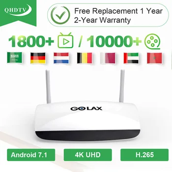 

IPTV Germany Belgium IPTV Subscription GOLAX M6 Android 7.1 S905W Qhdtv IPTV Arabic Algeria Morocco Dutch IP TV No App Include