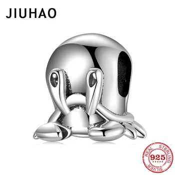 

Ocean series New 925 Sterling Silver Hermit crab shape beads Bracelet Charms For Bracelets making designer jewelry