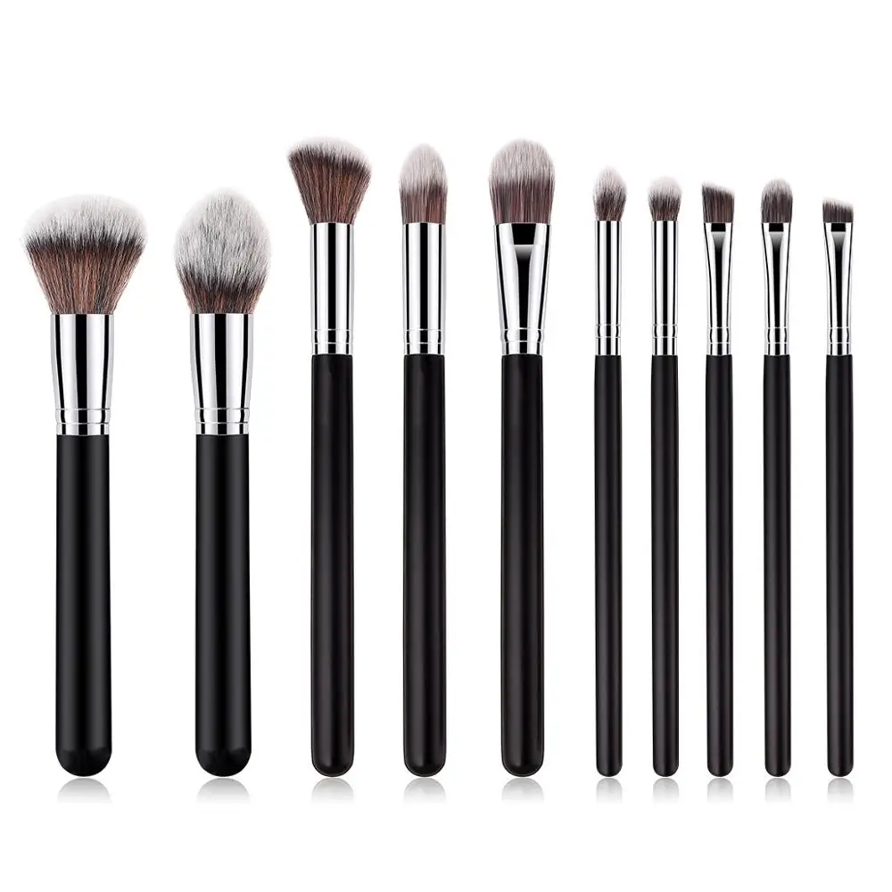 Новинка 10 шт. набор кистей для макияжа pincel maquiagem Косметика maquillaje инструмент Пудра