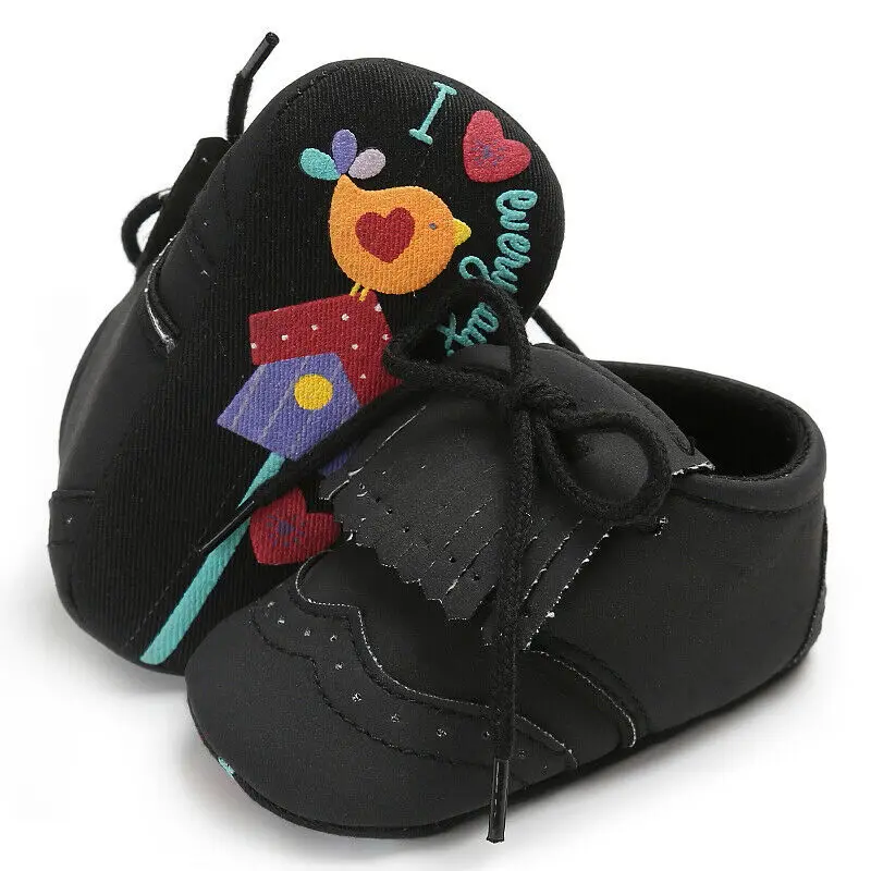 Обувь для новорожденных мальчиков и девочек, пинетки для малышей, детская коляска, мягкие детские туфли, первые ходунки, Нескользящие ботиночки с кисточками
