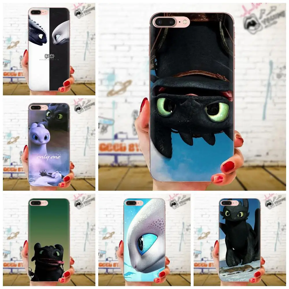 Тренировочный беззубистый дракон для Apple iPhone 4 4s 5 5C 5S SE 6 6S 7 8 11 Plus Pro X XS Max XR Мягкий