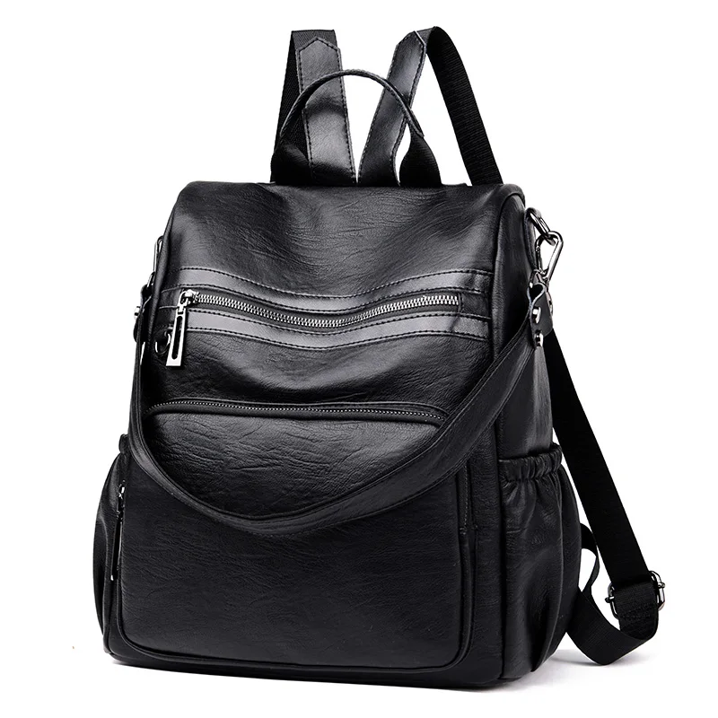

Genuine Leather 2019 Retro Luxury Backpack Bags for Women Designer Anti Theft Backpacks Women High Quality Large Capacity