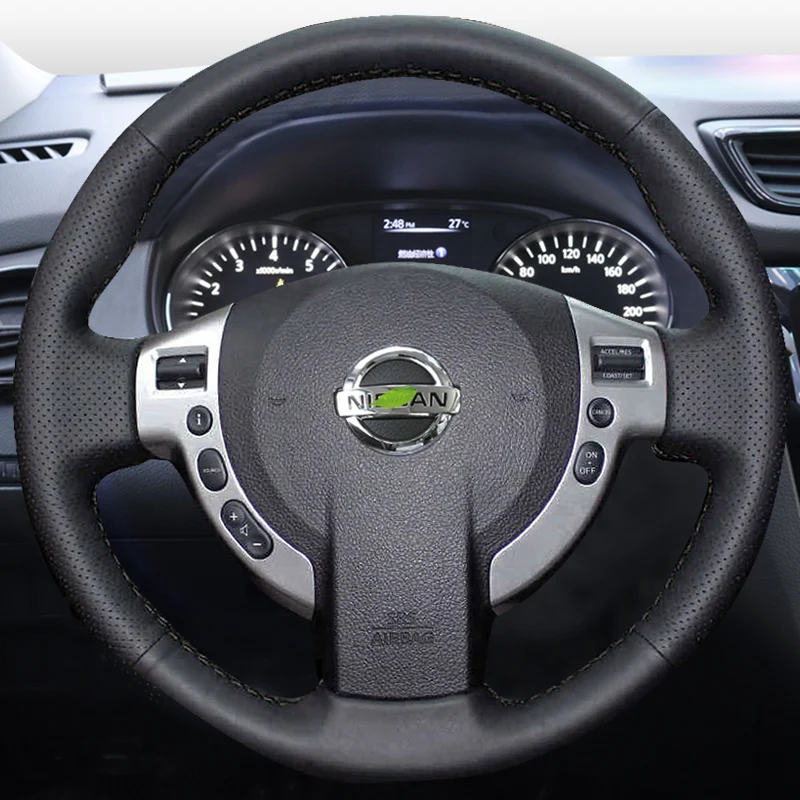 WCaRFun DIY пользовательское имя черный искусственная кожа прошитый вручную чехол