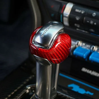 

For Ford Mustang 2015-2019 Gear Shift Knob Trim Cover Interior Gear Shift Knob