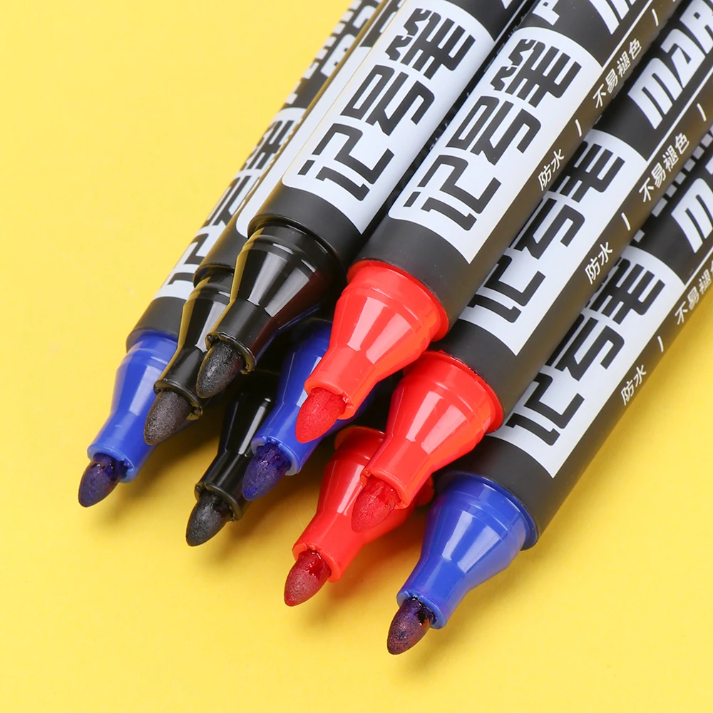1 шт. Перманентная краска, цветная масляная водостойкая маркерная ручка для шин, маркеры, быстрое высыхание, фирменный карандаш, канцелярские принадлежности