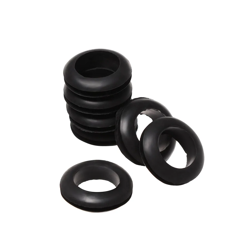500Pcs Wiring Grommets Cable Routing Rubber Grommet O Ring Gasket Wire