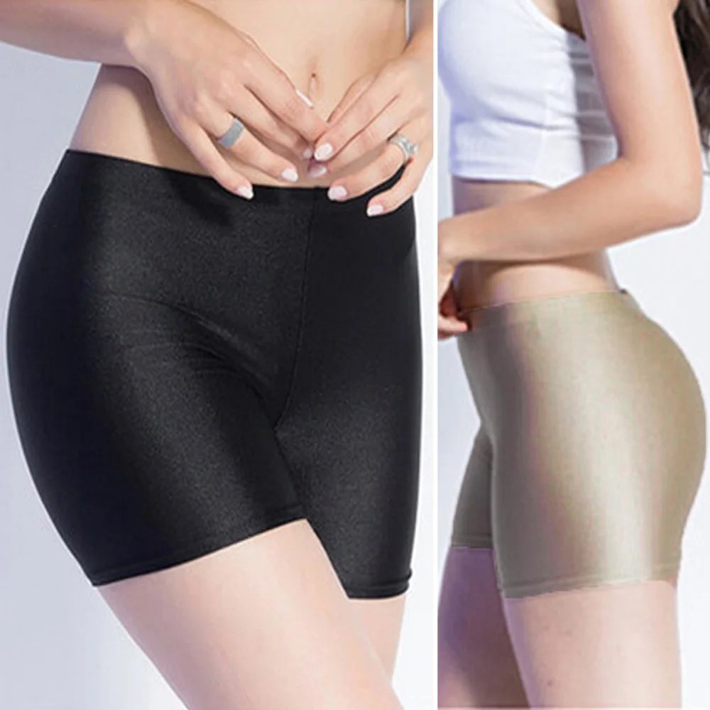 Womens Shorts Underpants Thin Seamless Lingerie Solid Casual Plus Size Underwear Comfy Tight Slim Fit