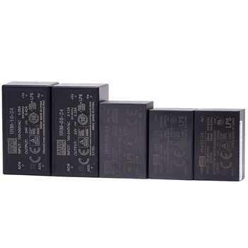 

IRM-01/02/03/05/10 meanwell power supply ac dc 3.3/5/12/15/24V class 2 design smps Waterproof dustproof miniature