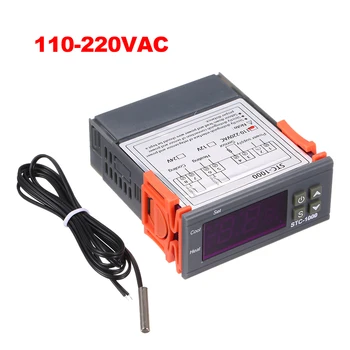 

STC-1000 Digital Temperature Controller Heating Cooling Centigrade Thermostat 2 Relays Output with Sensor 12V 24V 220V