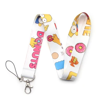 

V199 Wholesale 20pcs/lot New Fashion Lanyard Key Strap for Phone Keys Cartoon Lanyards ID Badge With Key Ring Holder