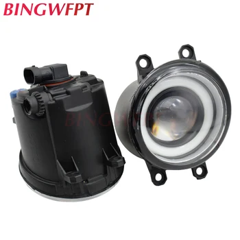 

2pcs LED Fog Lights + Angel eye For TOYOTA Camry sedan MCV3 ACV3 XV3 2007-2014 For Toyota Ractis MPV SCP10 NCP10 2007-2009