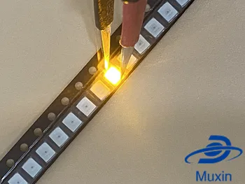 

500PCS/lot SMD LED 2835 Yellow 0.2W 2.0-2.6V 580-590NM PLCC-2 SMD/SMT 2V 3.5*2.8*0.8MM 60Ma 3528 2835 led