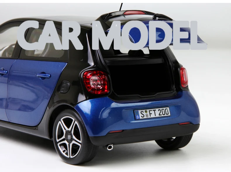 1:18 Масштаб сплава игрушечные транспортные средства NOREV smart forfour автомобиль модель детских игрушечных автомобилей авторизованный игрушки для детей
