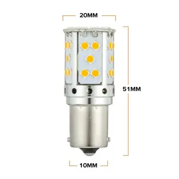 

12V-24V Turn Signal Light 35W 360 Degree Lamp Universal 2Pcs Super Bright