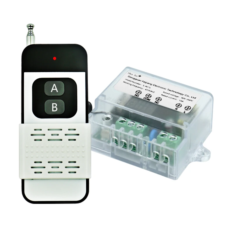 

220V High Power Wireless Remote Control Switch for Lighting Electric Appliance Roller Shutter Door Water Pump