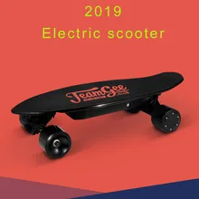 Электрический скутер для взрослых, 4 колесных электрических скутеров, мотор 350 Вт, Bluetooth пульт дистанционного управления, лонгборд, электрический скейтборд