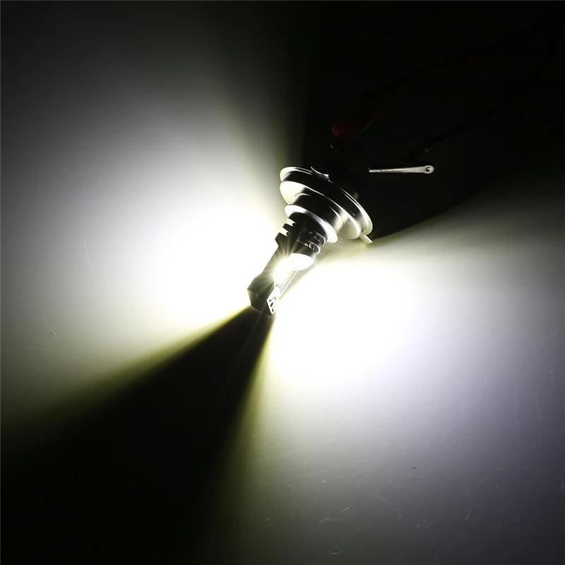 2 шт. H4 12LED супер яркие белые автомобильные передние фары Противотуманные фары Дневные Противотуманные фары для 12V 60W 6000K автомобиля