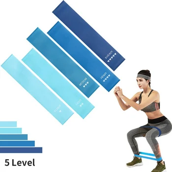 

Yoga Resistance Band Colorful Elastic Pilates Circle Indoor Fitness Equipment Hips Slimming Shaping Body Rubber Band