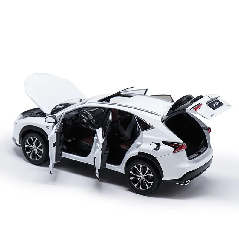 Авторизованный завод 1:18 LEXUS NX NX200T модель автомобиля, классическая металлическая игрушка suv белые модели автомобилей для подарка, коллекция