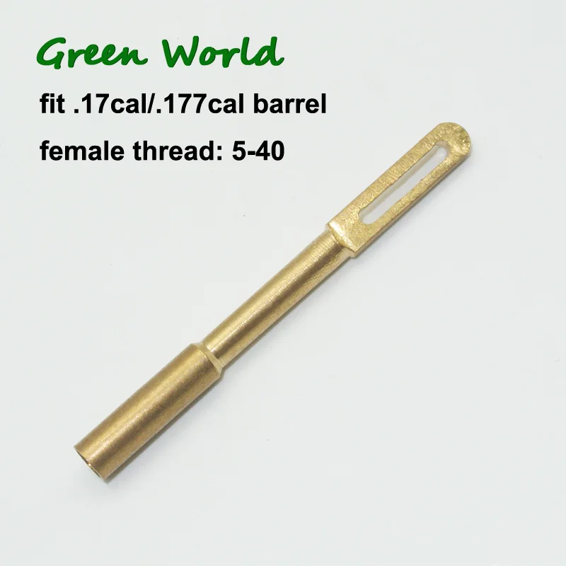 1pc/lot .22cal-12ga Solid Brass Slot Tips Loop Gun Clean Patch Puller Patch Holder