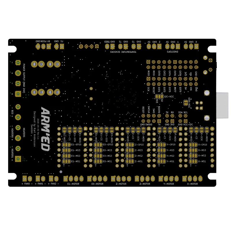 3D Printer Accessories Armed STM 32-Bit Motherboard Marlin 2.0 with 2209 for Arduino Replace Prusa