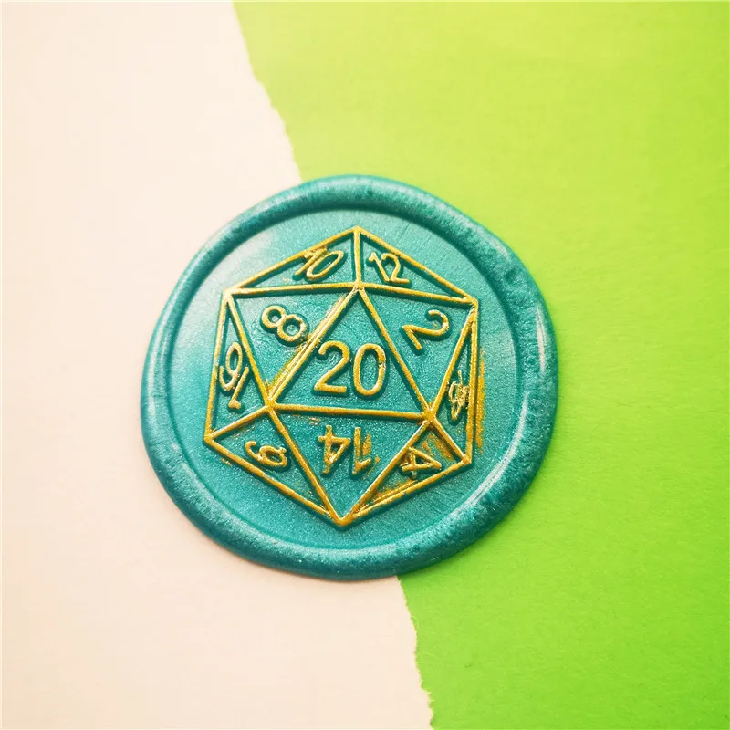 D20 Gamer Dice Wax Seal Stamp / Critical Role / Pansexual / Genderfluid / Envelop Seal / Letter Seal / Starter Kit / Wax Stick large stamps for card making