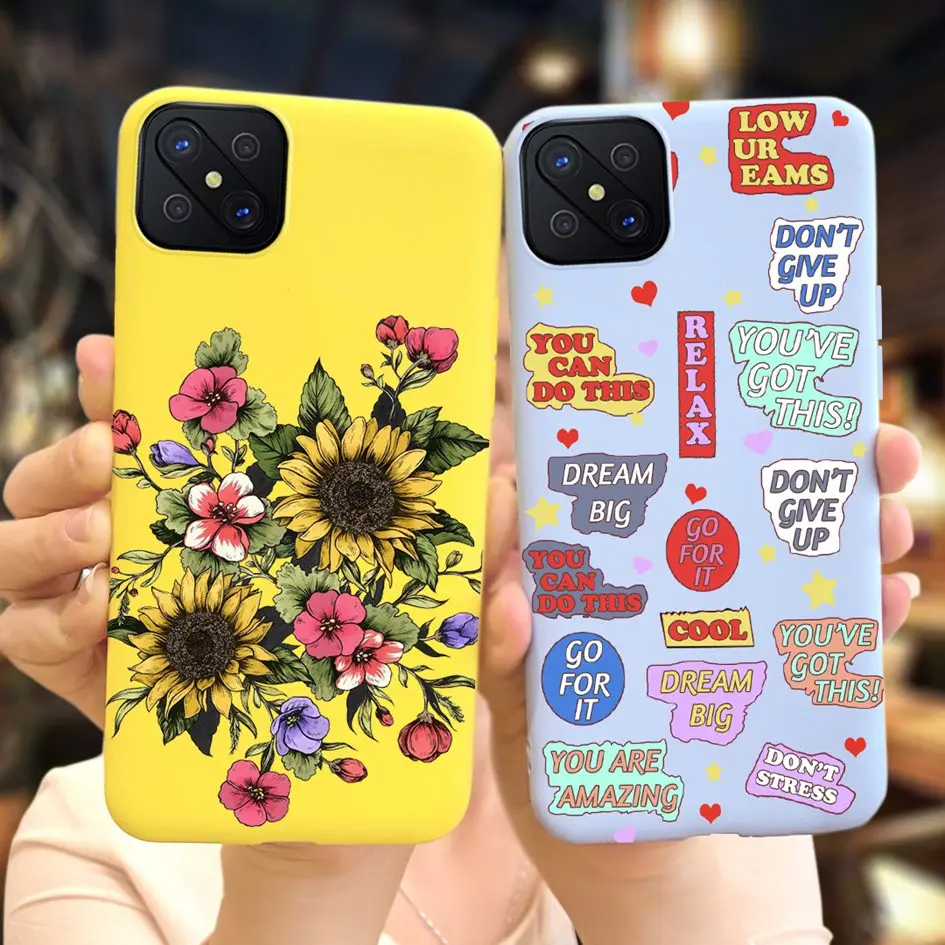 Floral Cartoon Protective Phone Case - Soft Bumper Cover