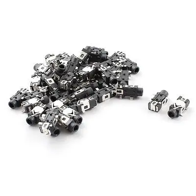 

40Pcs 5-Pin PCB SMT SMD 2.5mm Headphones Headset Stereo Jack Socket