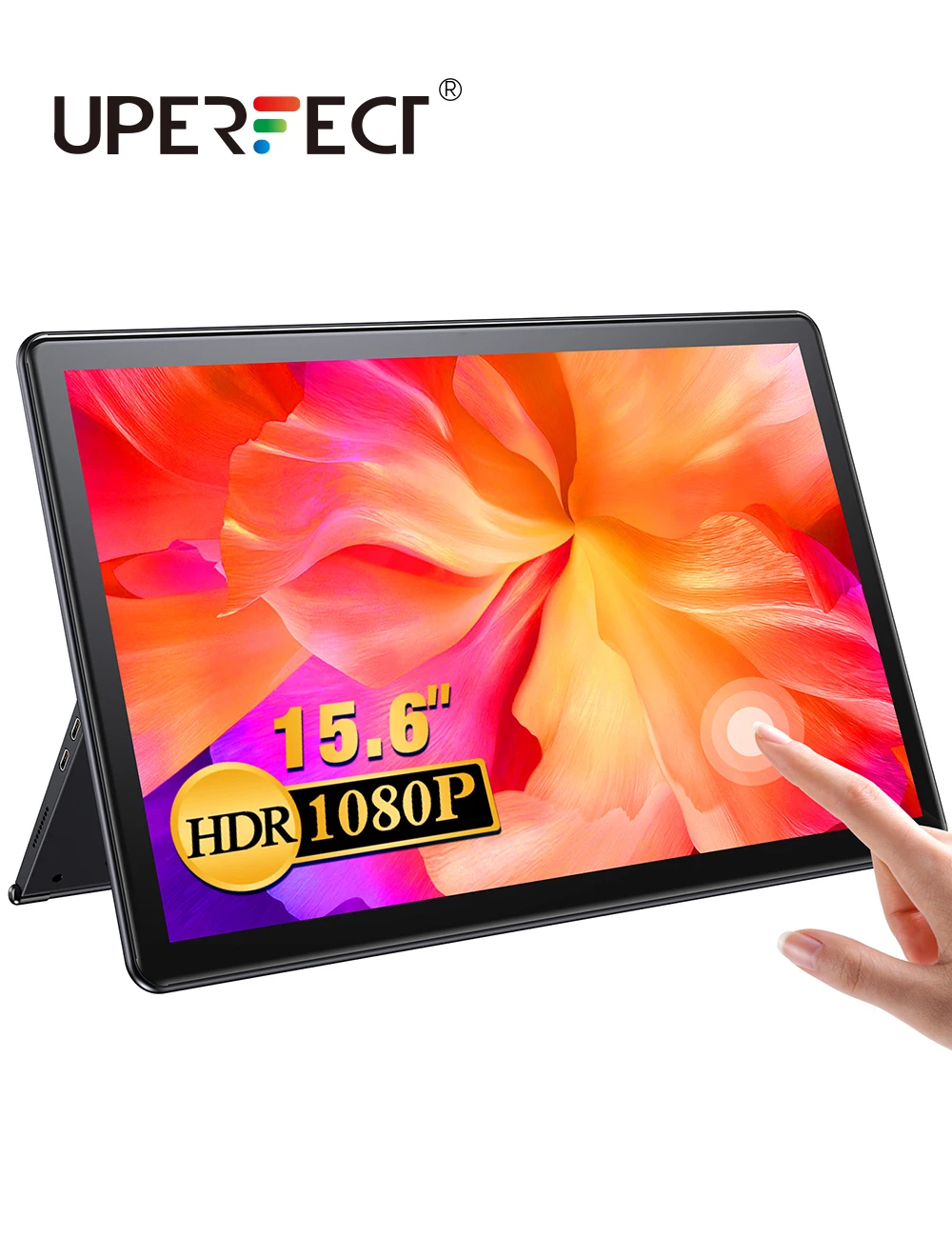 Портативный монитор UPERFECT сенсорный экран 15 6 дюйма FHD IPS ЖК-дисплей TYPE C мобильный