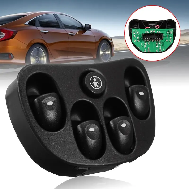 Mayitr 1pc Driver Side Power Master Window Switch Dedicated Replacement Car Window Switches for Holden Commodore VT VX 92047005